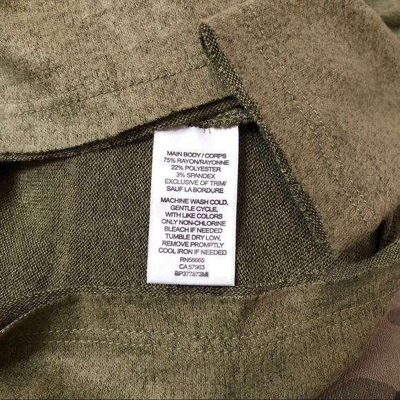 BP Nordstrom Olive V-Neck Rayon Sweater Relaxed Fit Size XXS - Picture 6 of 8